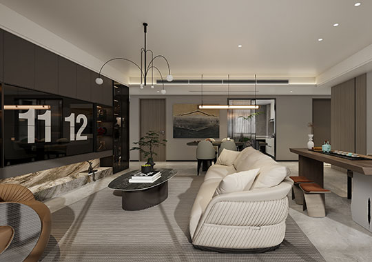 杭樾润府 173平四室两厅一厨一卫装修效果图